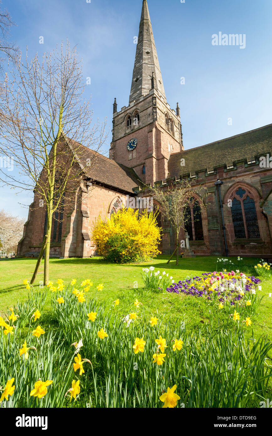 St Alphege Church Solihull West Midlands England UK Stock Photo