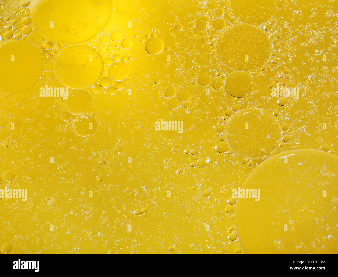 background from surface of freshly brewed chicken hot broth Stock Photo