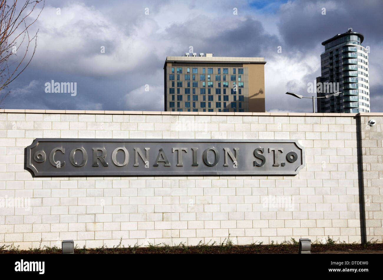 New home for Coronation Street at ITVs Trafford Wharf Studios, Media City, Salford Quays/ Trafford Park, Manchester, England, UK Stock Photo