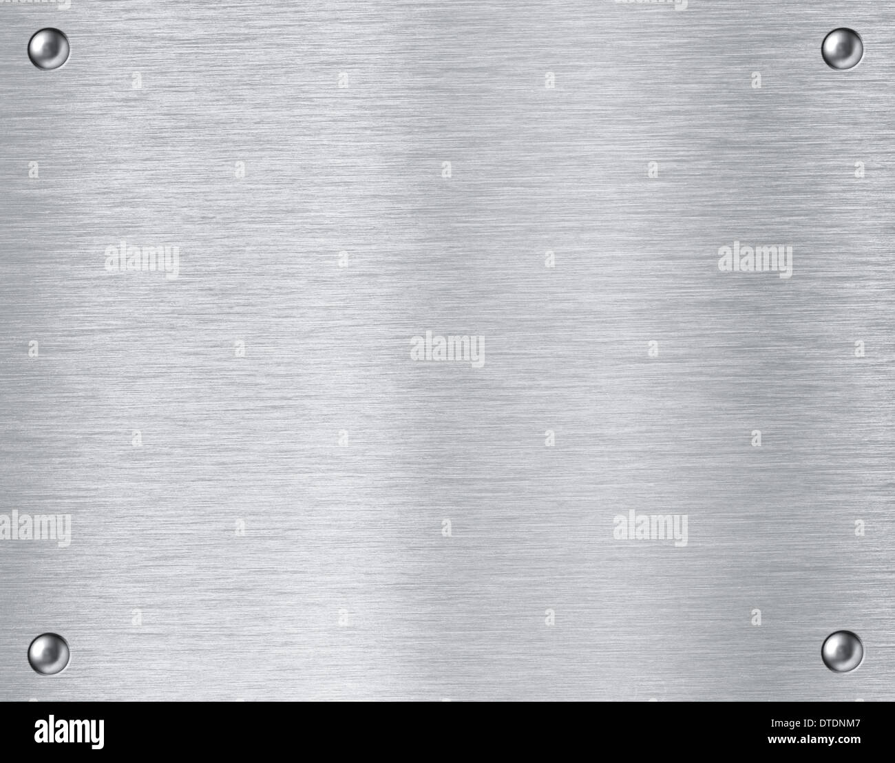 Steel metal textured plate background Stock Photo