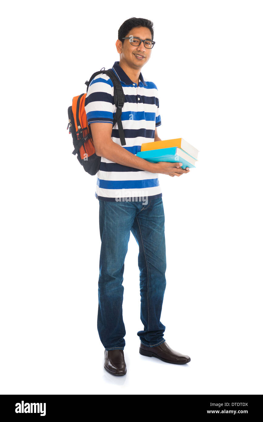 Indian college boy study hi-res stock photography and images - Alamy