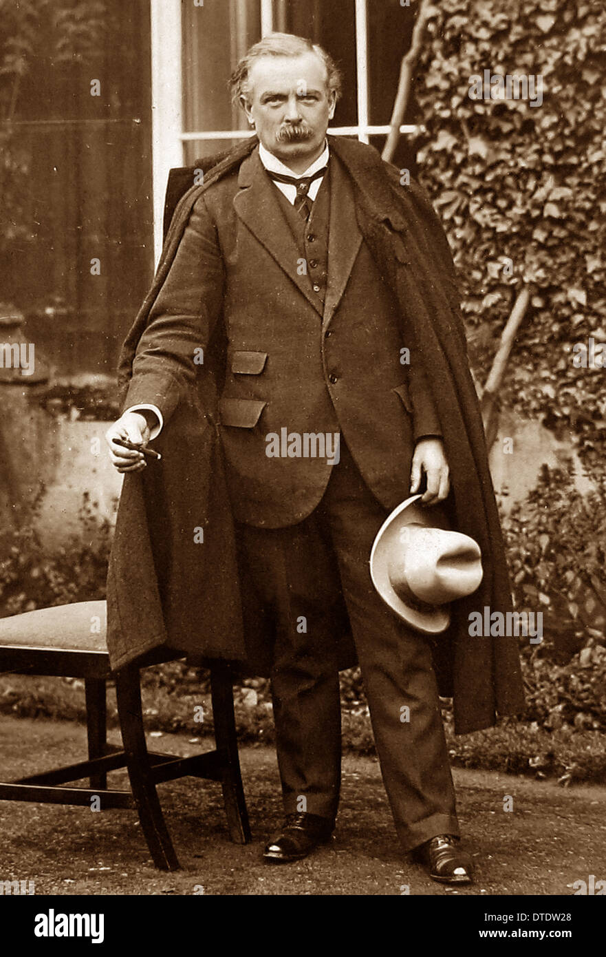 David Lloyd George probably early 1900s Stock Photo