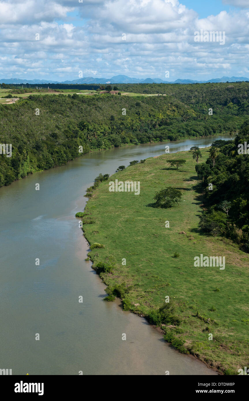 Chavon river. Stock Photo