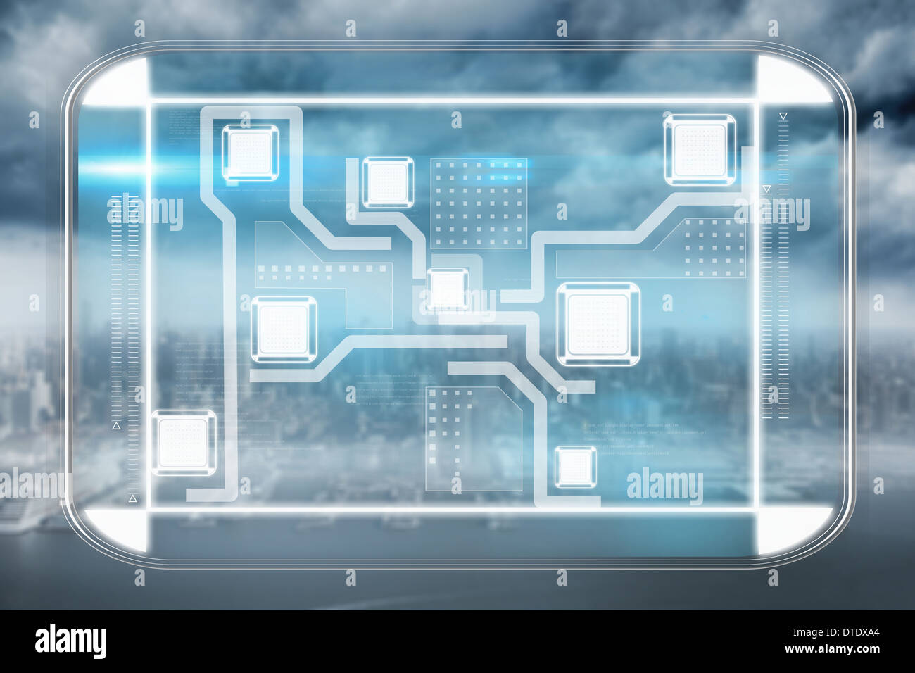Composite image of technology interface Stock Photo - Alamy
