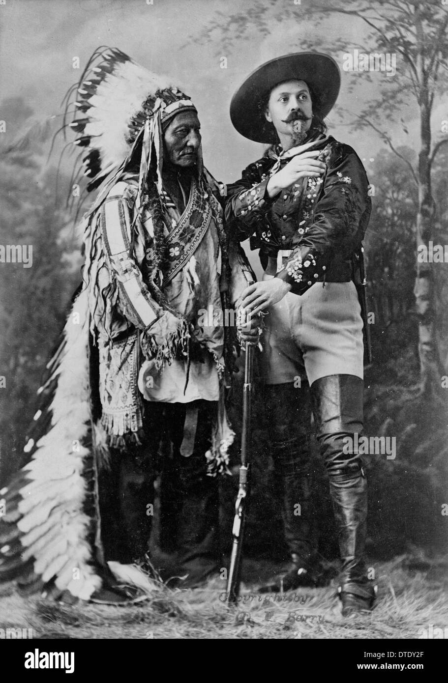 Sitting bull and buffalo bill hi-res stock photography and images - Alamy