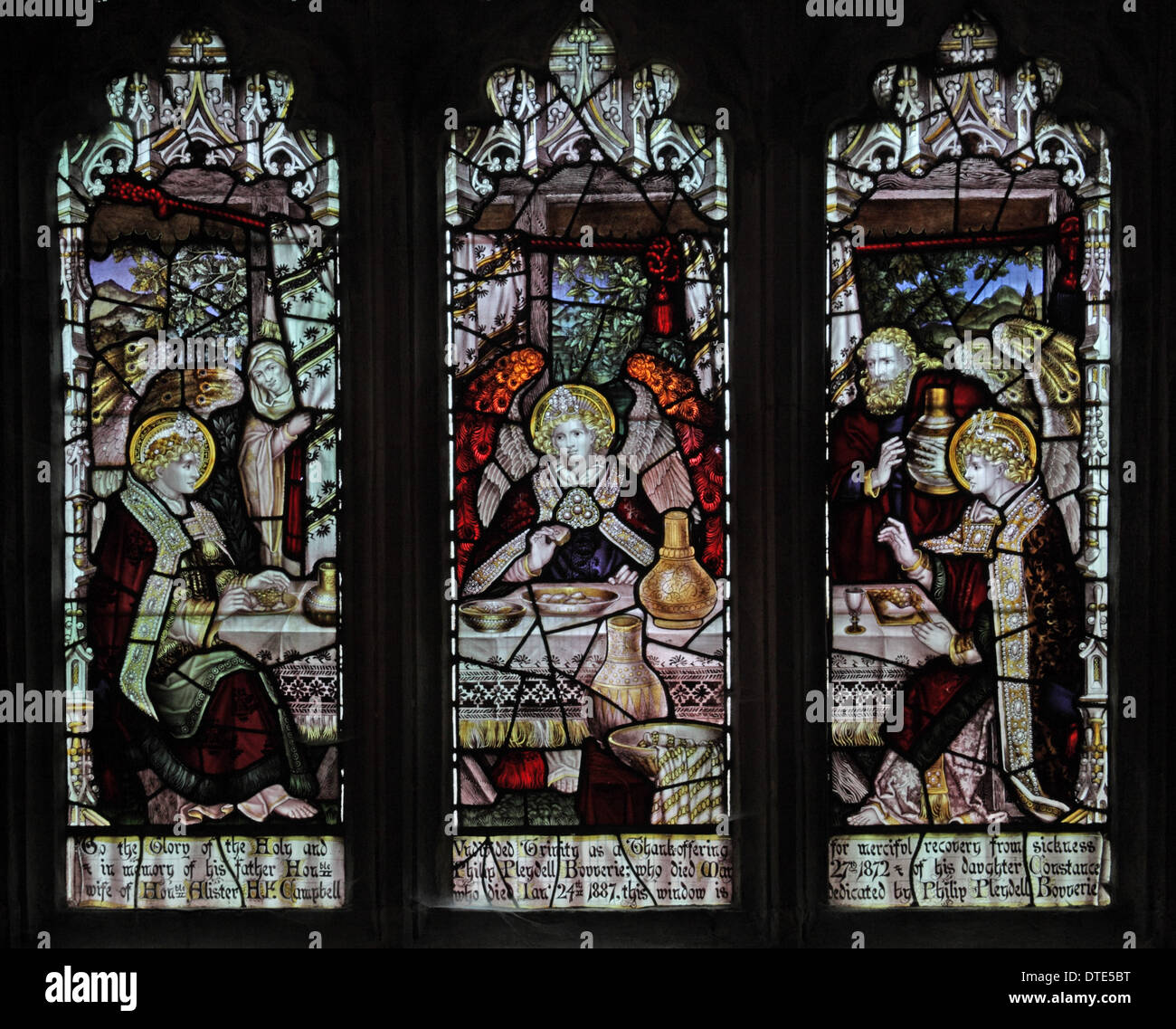 Stained glass window by the Kempe Studios, depicting Abraham