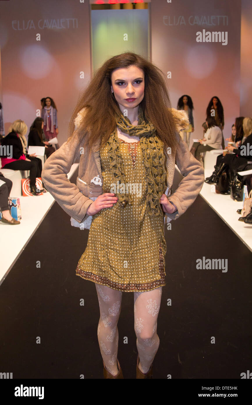 Women's wear fashion show at MODA fashion show at the NEC in Birmingham ...