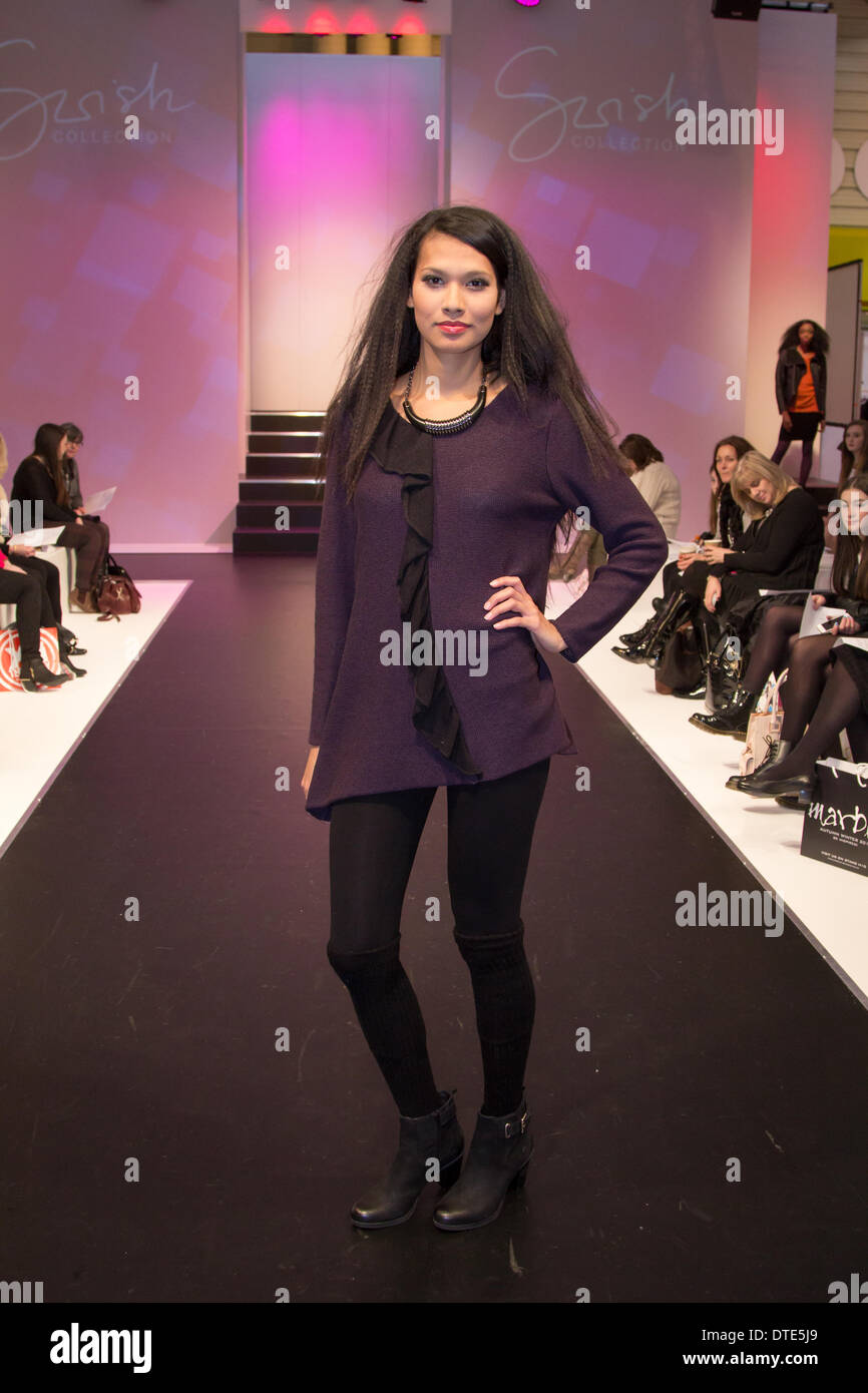 Women's wear fashion show at MODA fashion show at the NEC in Birmingham ...