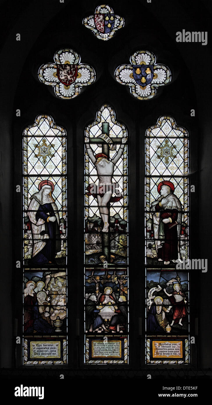 Stained glass window by the Kempe Studios, (artist Wyndham Hope Hughes