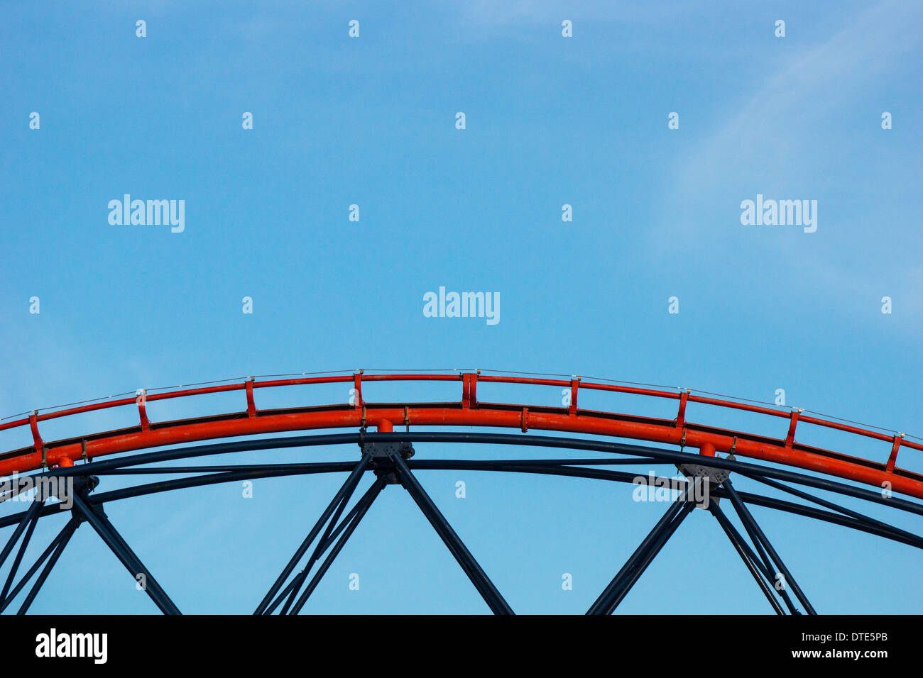 Blackpool pleasure beach and the Big one, roller coaster Stock Photo ...