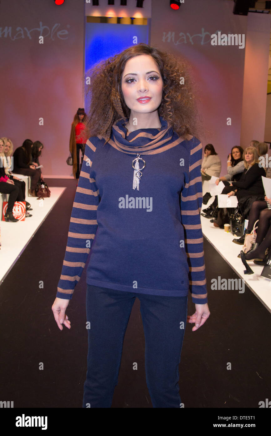 Women's wear fashion show at MODA fashion show at the NEC in Birmingham ...