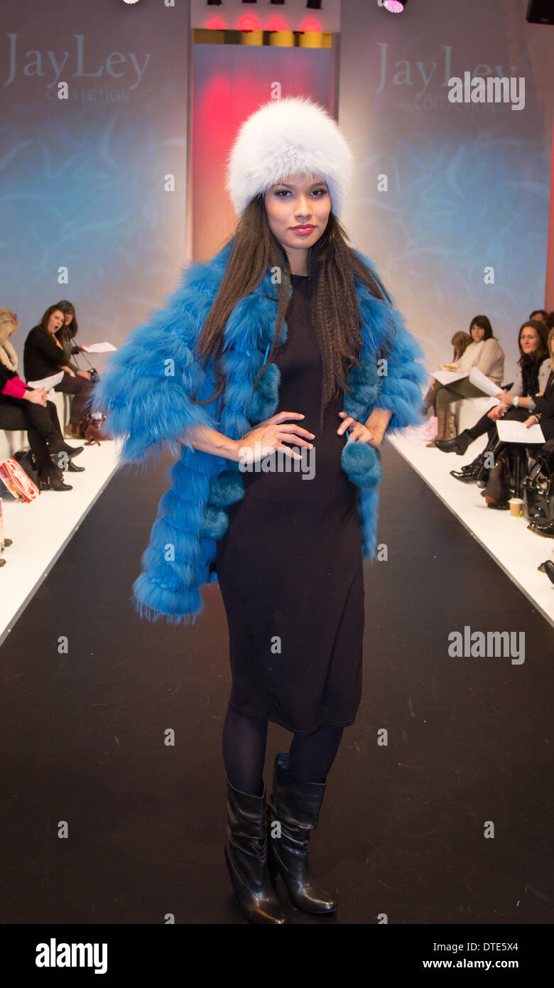 Women's wear fashion show at MODA fashion show at the NEC in Birmingham ...