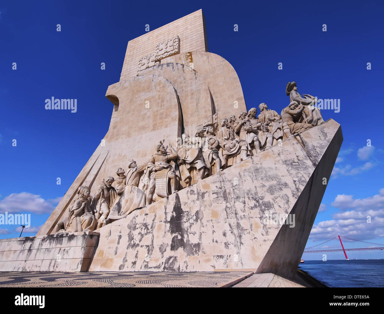 Padrao dos Descobrimentos - Monument to the Discoveries in Belem, Lisbon, Portugal Stock Photo