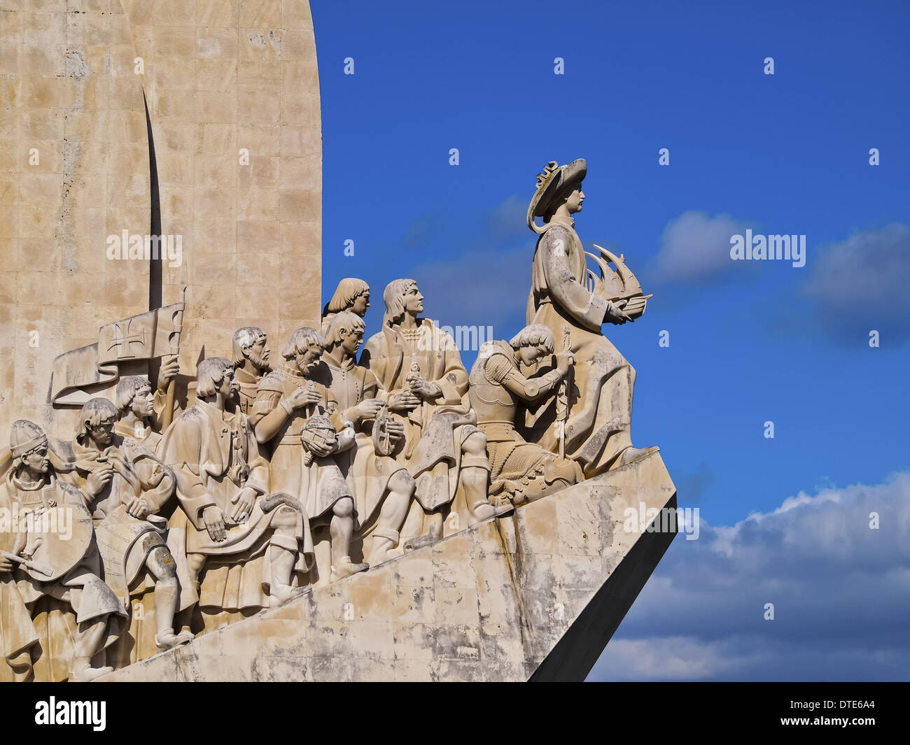 Padrao dos Descobrimentos - Monument to the Discoveries in Belem, Lisbon, Portugal Stock Photo