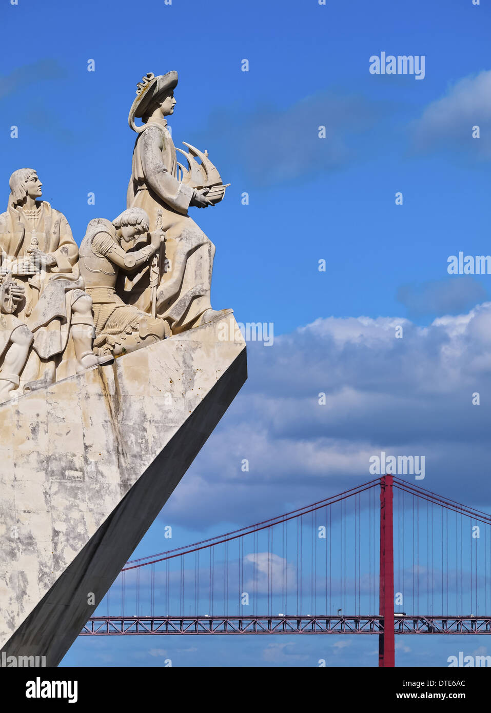 Padrao dos Descobrimentos - Monument to the Discoveries in Belem, Lisbon, Portugal Stock Photo