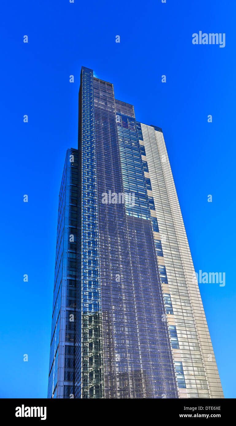 The Heron Tower is a commercial skyscraper in the City of London, the historic nucleus and