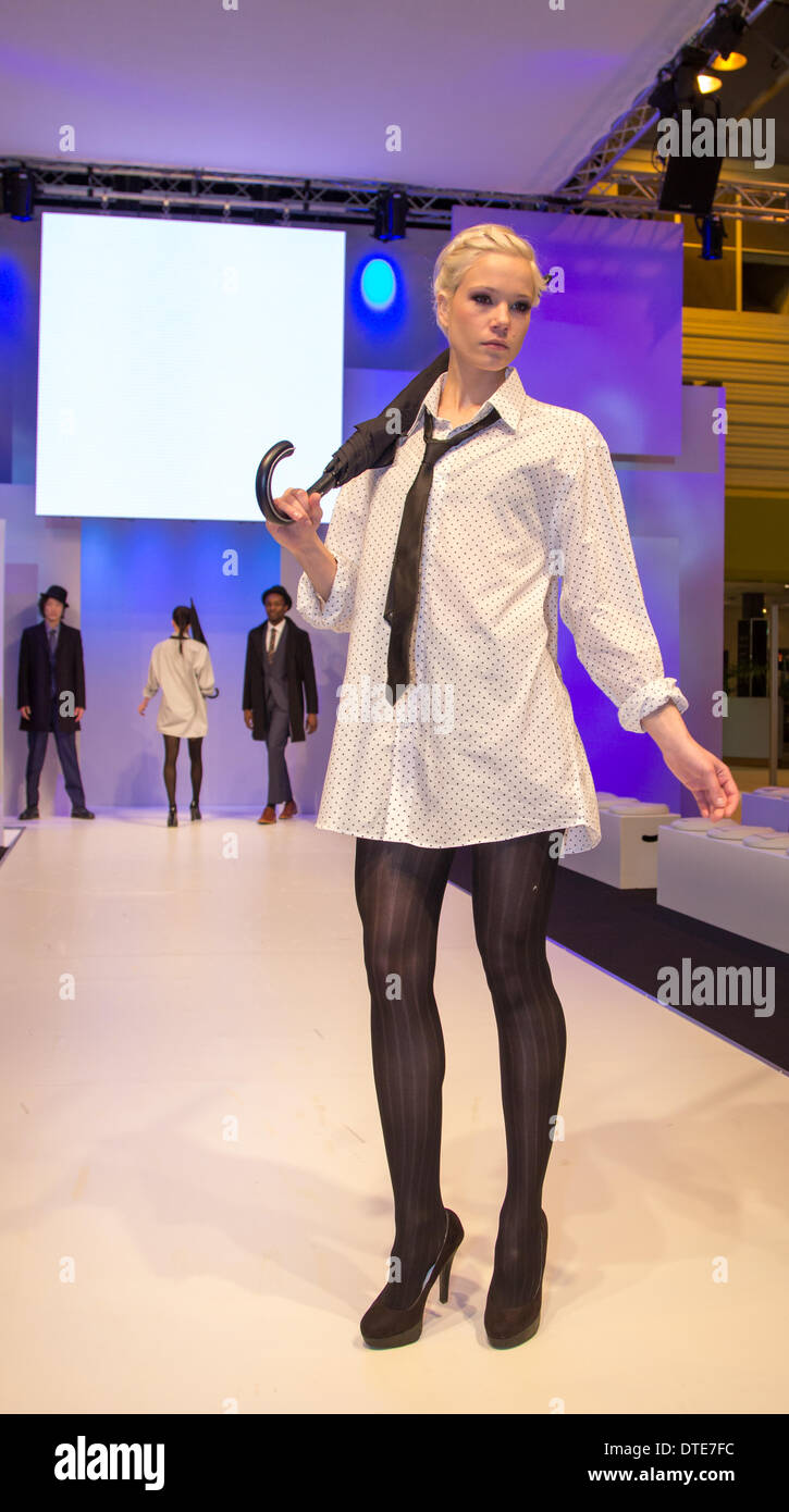 Birmingham, UK. 16th Feb, 2014. Moda Fashion Show at the NEC in ...