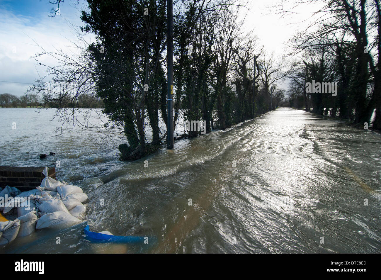 Flooding in Oxford, UK, late 2013 Stock Photo Alamy