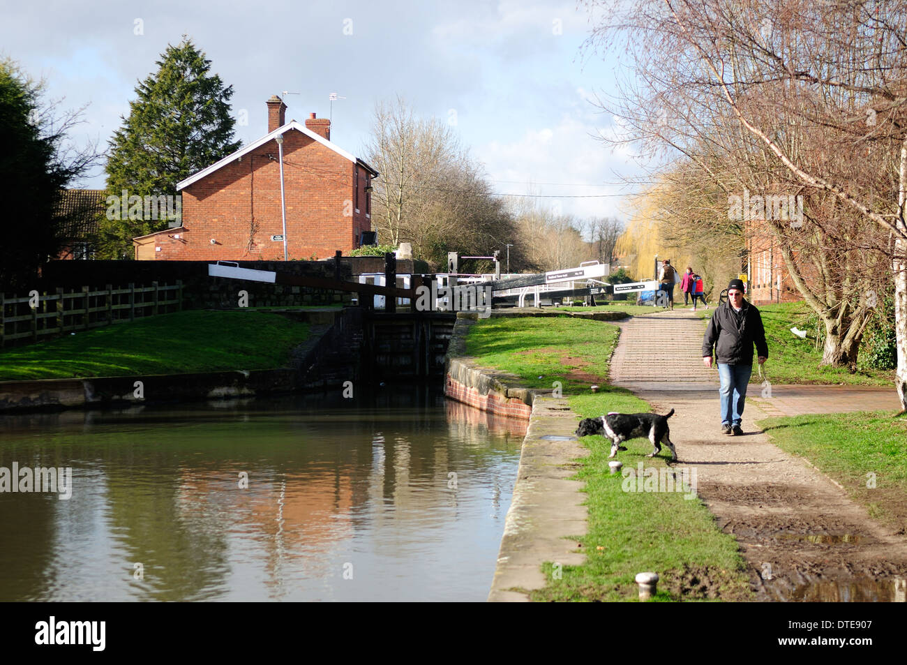 East Retford ,Chesterfield Canal, North Nottinghamshire, UK Stock Photo