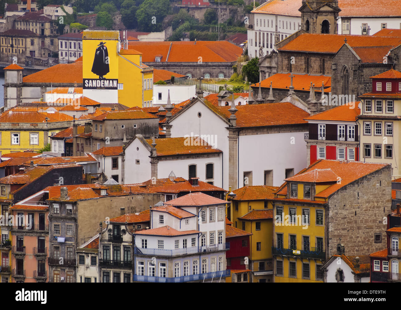 Sandeman Winery Wall Painting in Porto, Portugal Stock Photo Alamy