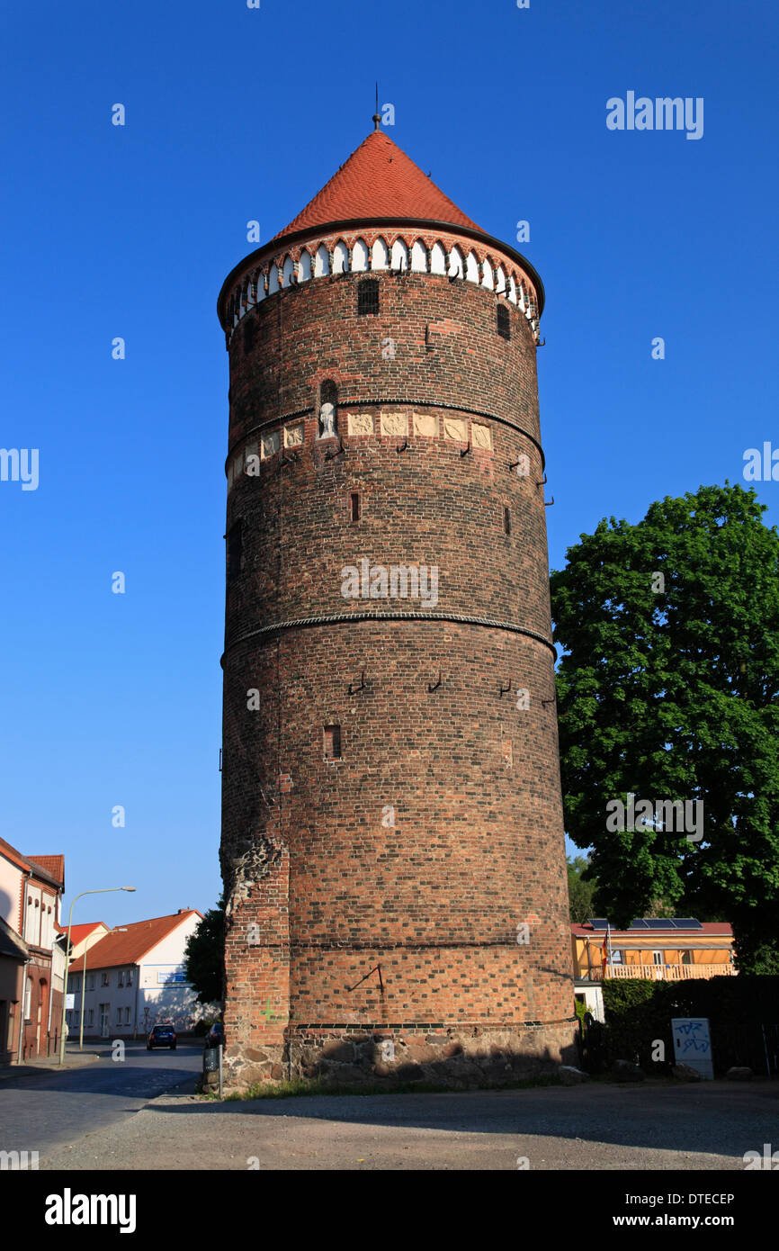 Karlsturm, Salzwedel, Altmark, Sachsen-Anhalt, Germany,   Europe Stock Photo