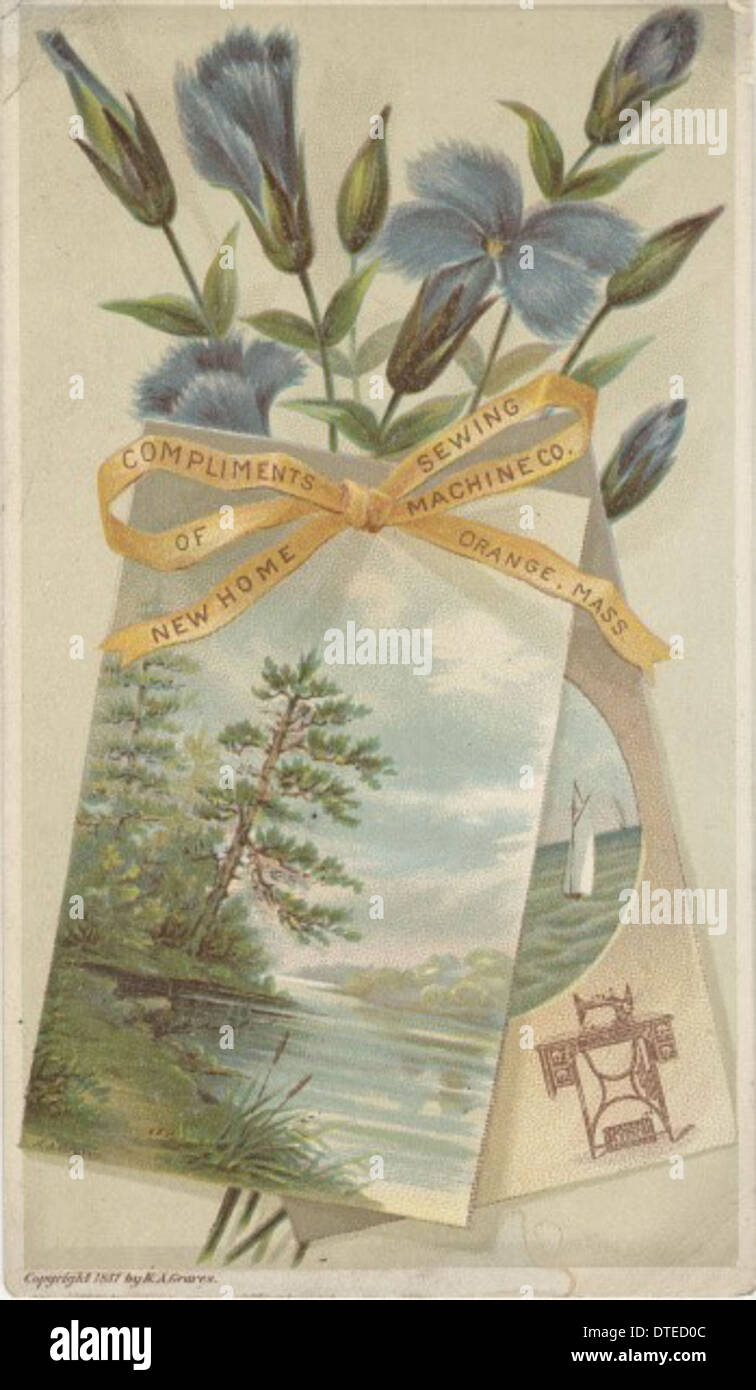 New Home Sewing Machine Co Stock Photo Alamy