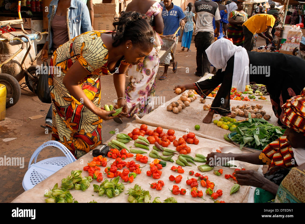 Serekunda market, Gambia Stock Photo 66700957 Alamy
