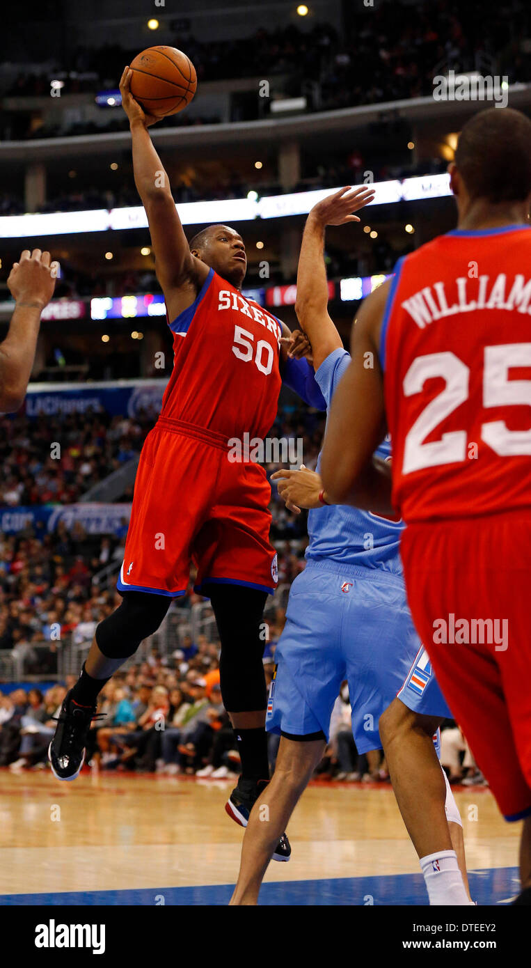 Los Angeles, California, USA. 09th Feb, 2014. Brandon Davies #20 of the ...