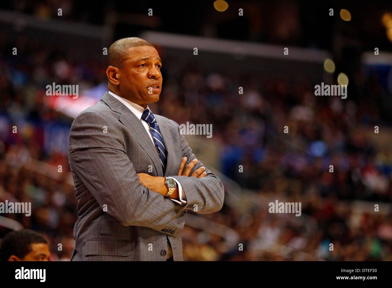 Los Angeles, California, USA. 09th Feb, 2014. Head Coach Doc Rivers of ...