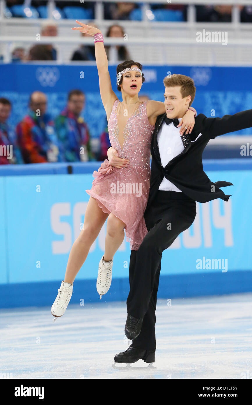 Sochi, Russia. 16th Feb, 2014. Elena Ilinykh & Nikita Katsalapov Stock  Photo - Alamy