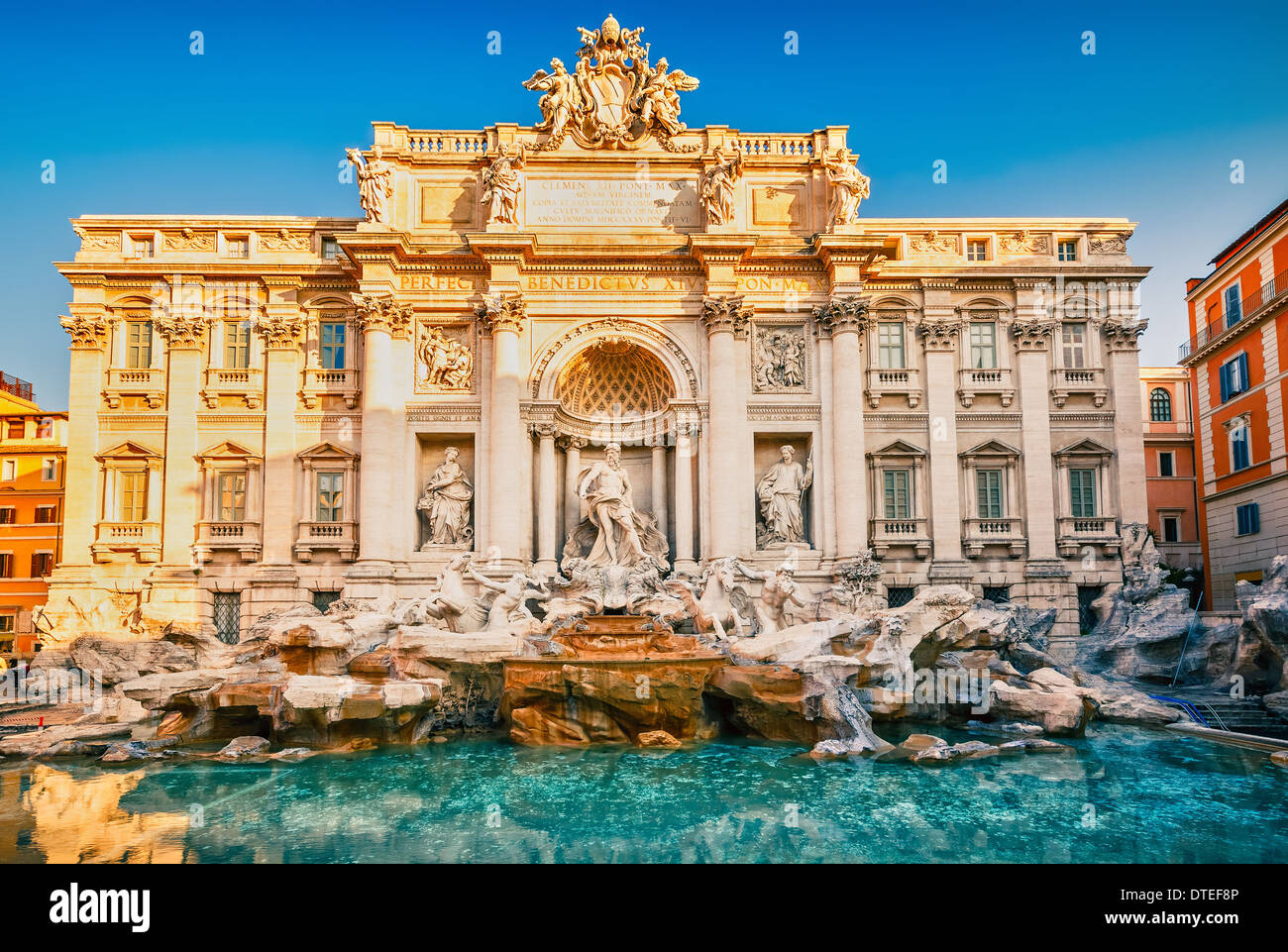Fountain di Trevi Stock Photo