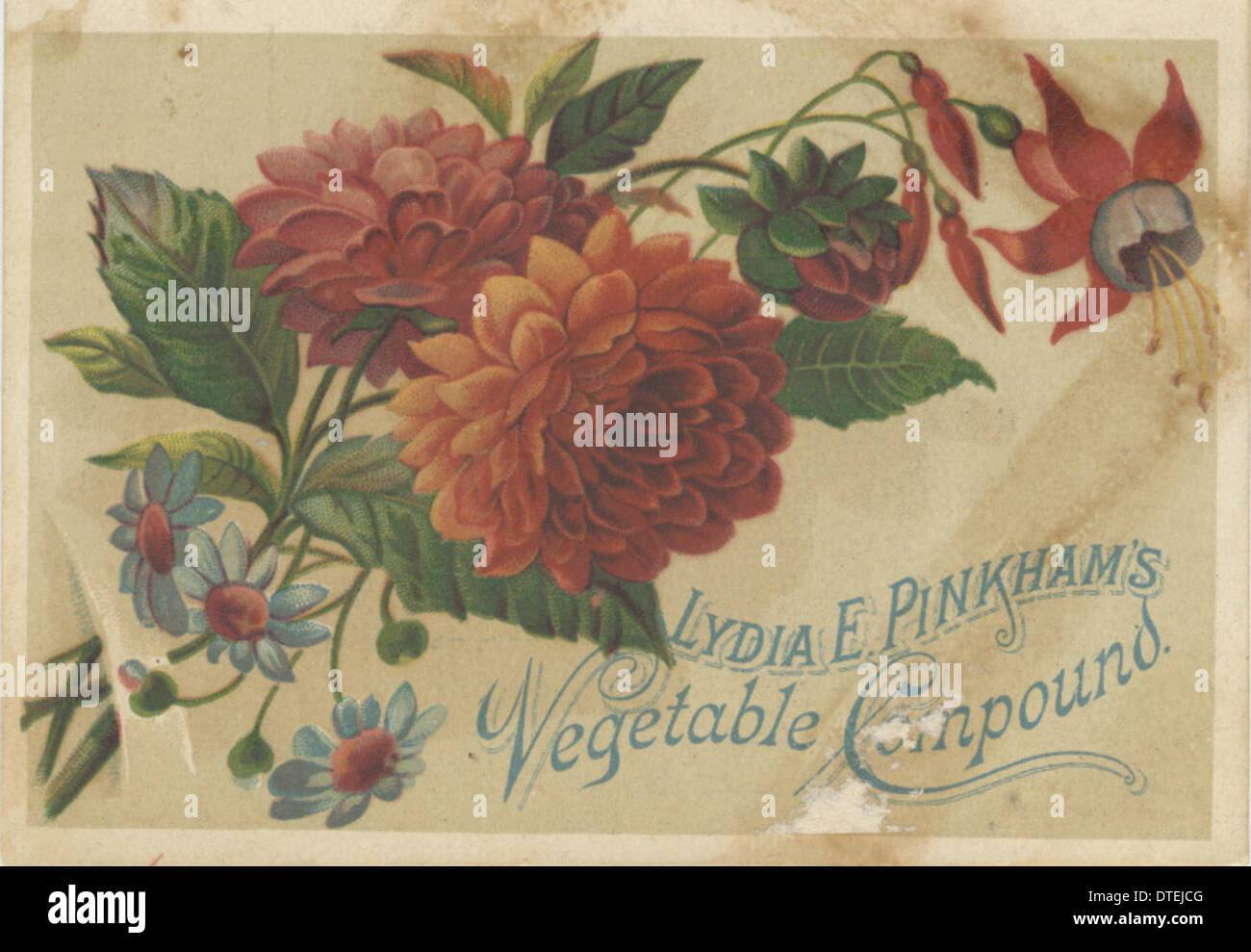 This Victorian trade card advertises Lydia E. Pinkham's Vegetable ...