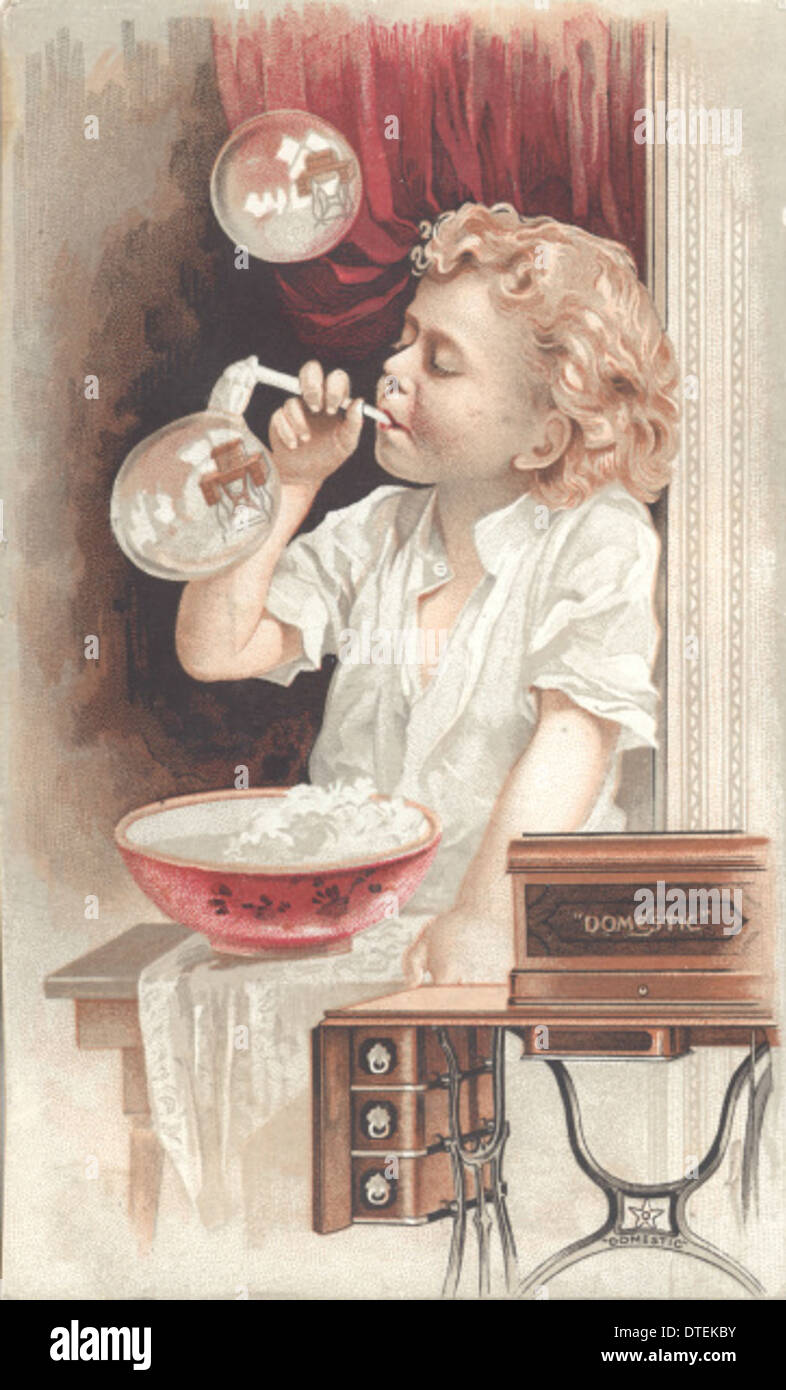 Domestic Sewing Machine Co Stock Photo - Alamy