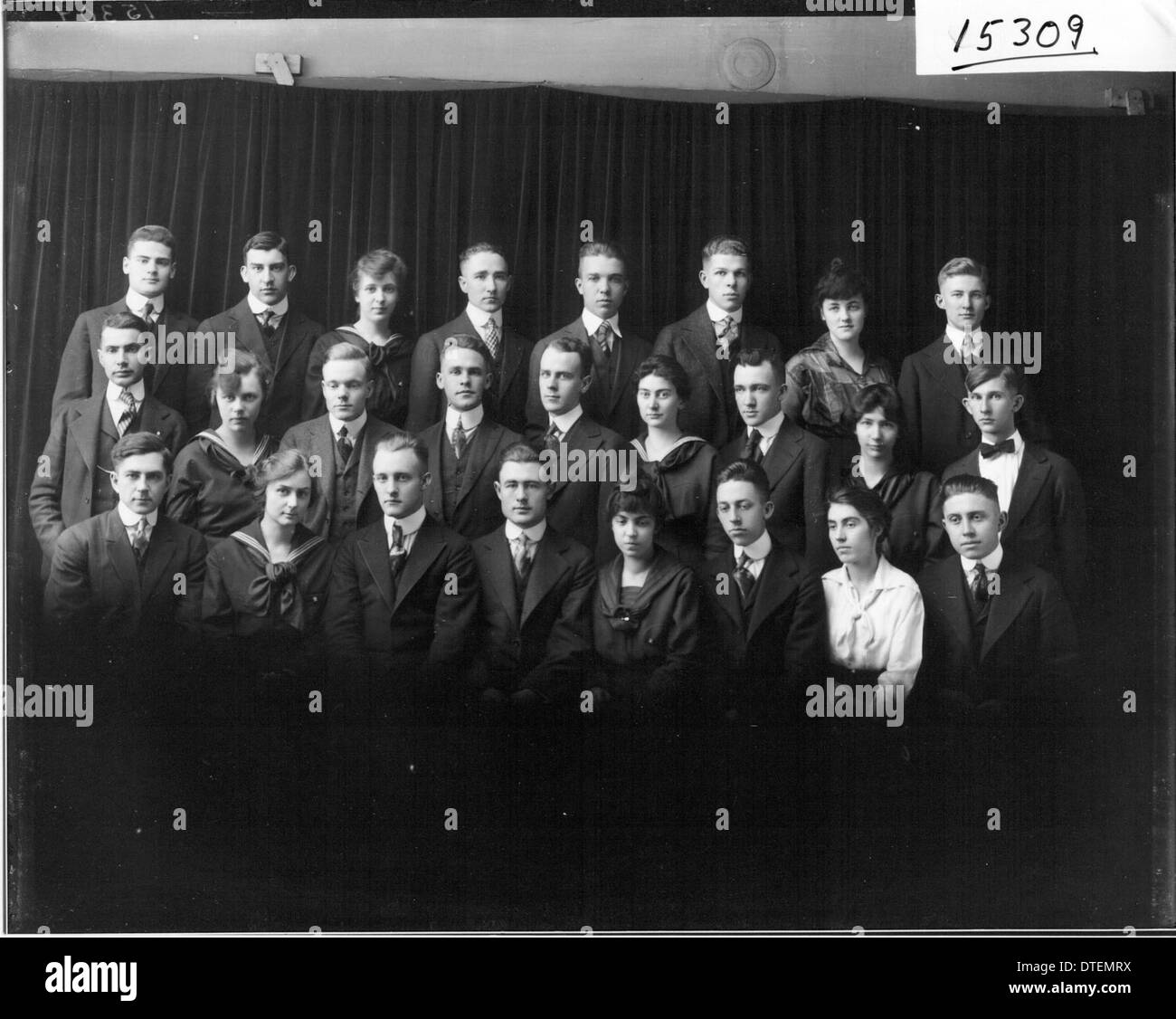 Miami Student newspaper staff 1916 Stock Photo Alamy