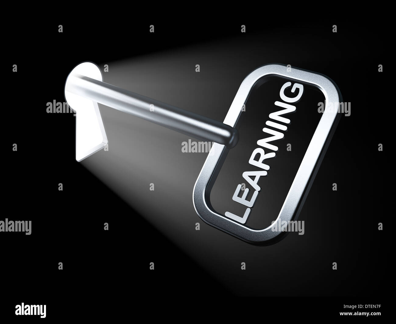 Education concept: Learning on key Stock Photo - Alamy