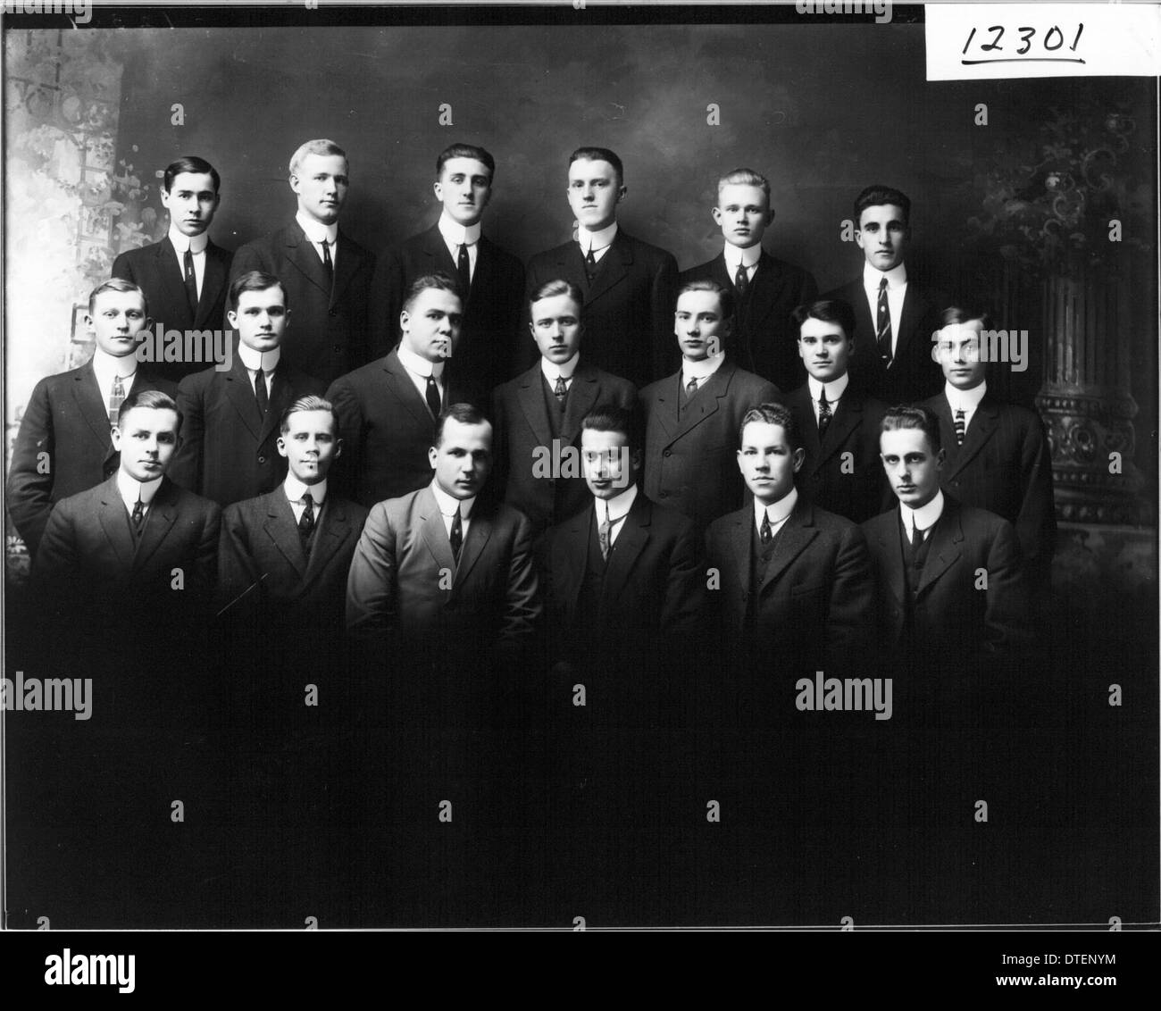 Sigma Chi group portrait 1913 Stock Photo Alamy