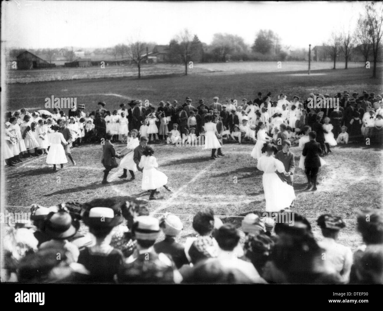 Oxford High School May Day celebration 1910 Stock Photo Alamy