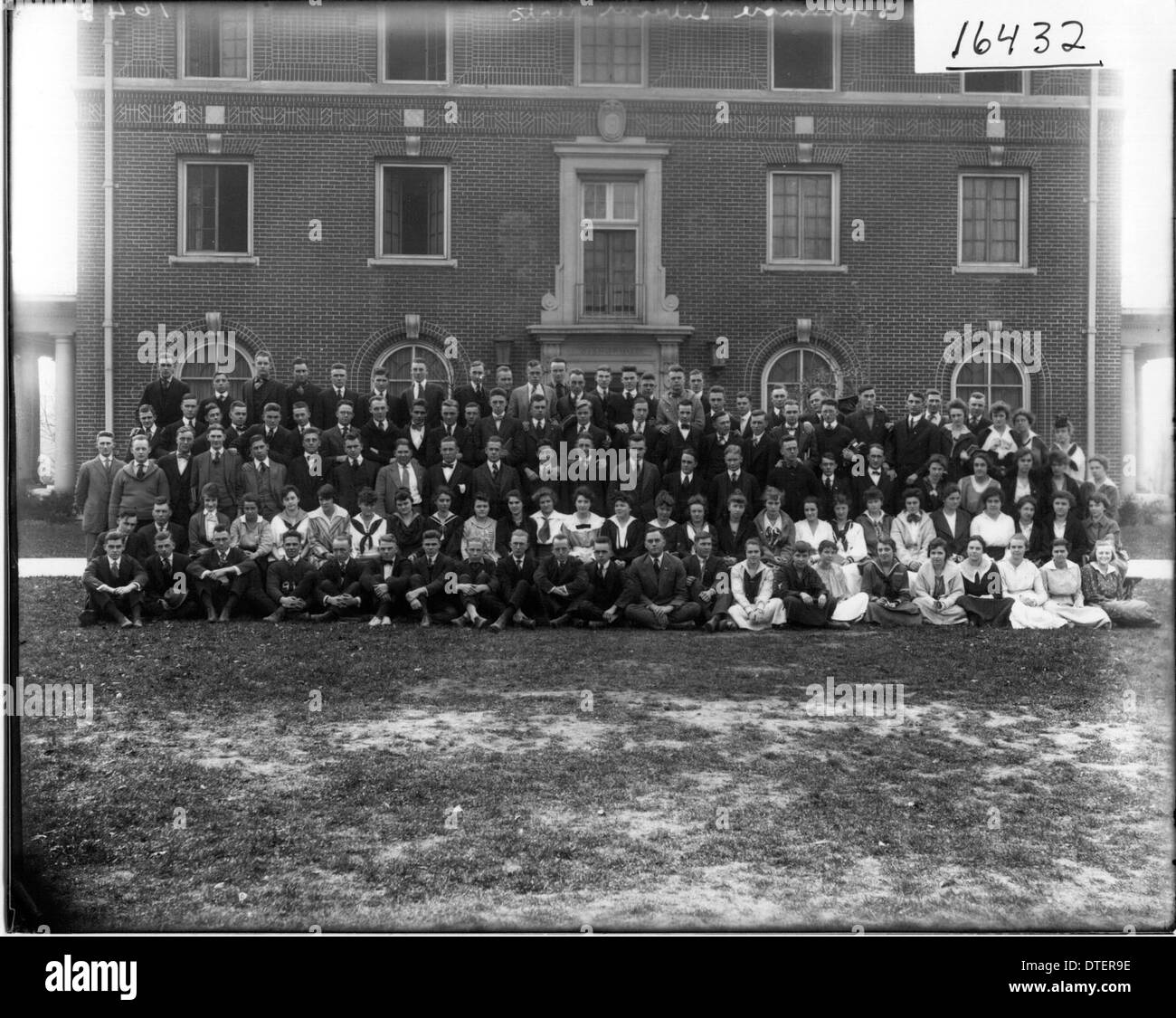 Miami University Liberal Arts College sophomore class 1917 Stock Photo