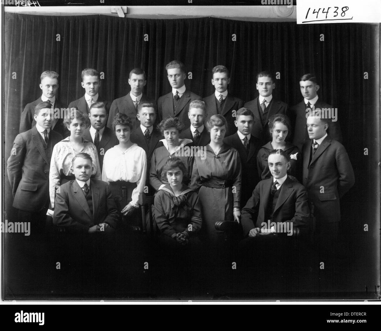 Miami Student newspaper staff 1915 Stock Photo - Alamy