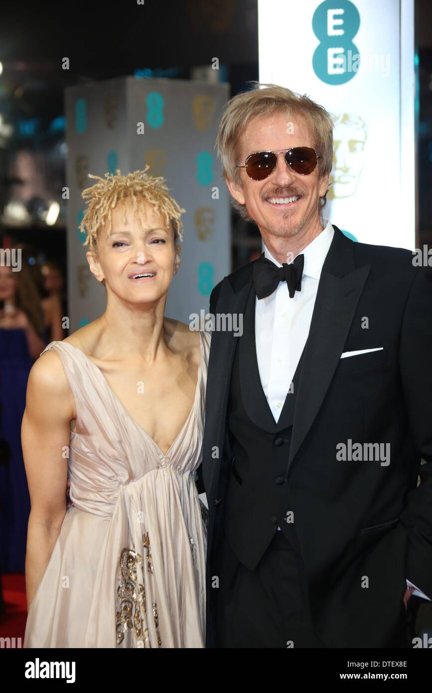 Actor Matthew Modine (r) and Caridad Rivera arrive at the 66th annual