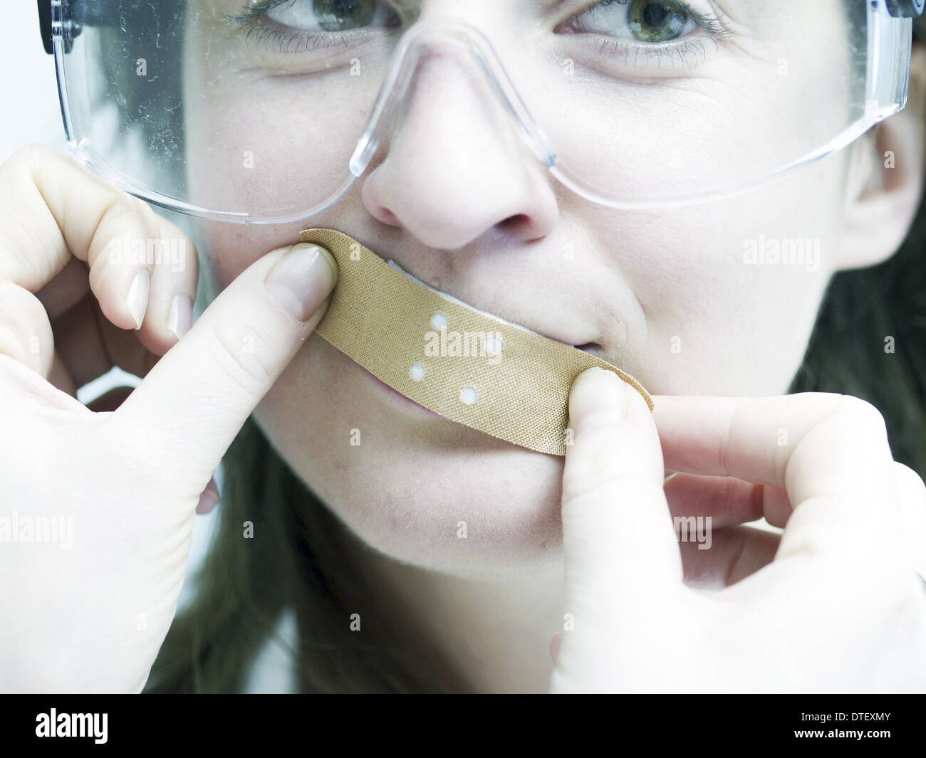 Mouth Plaster High Resolution Stock Photography and Images Alamy