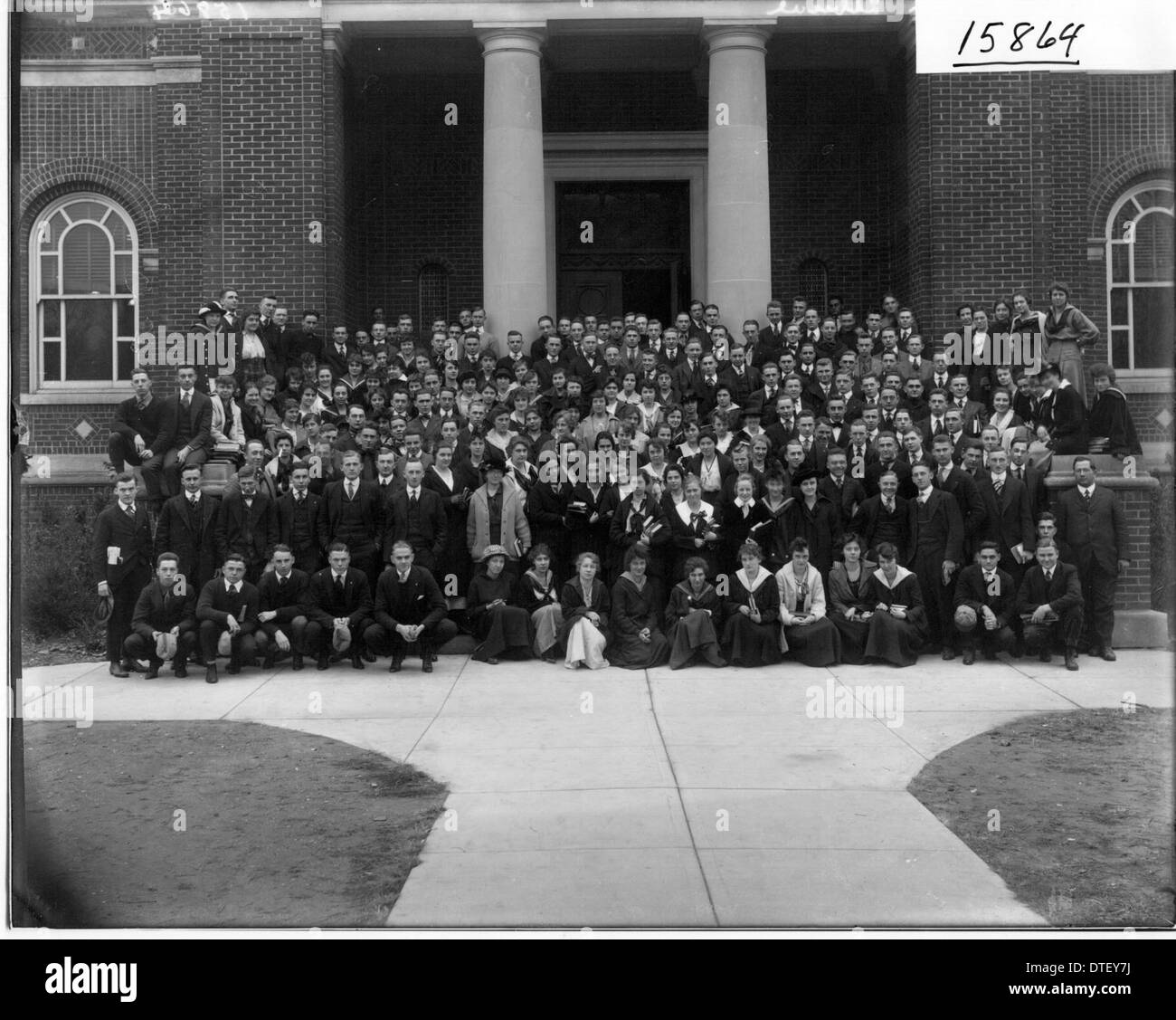 Miami University Liberal Arts College freshman class 1916 Stock Photo