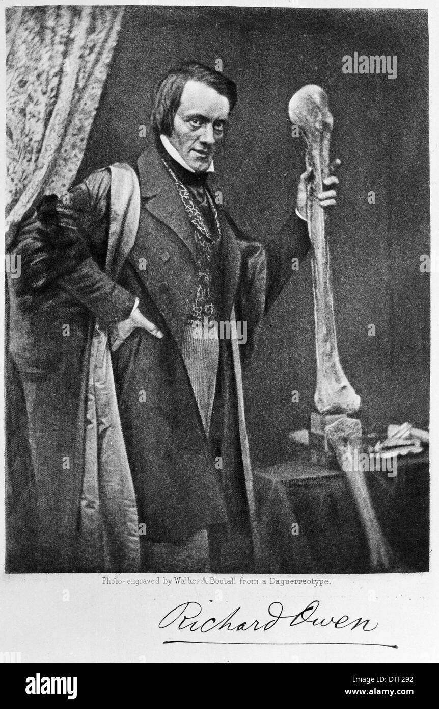 Sir Richard Owen (1804-1892) Stock Photo