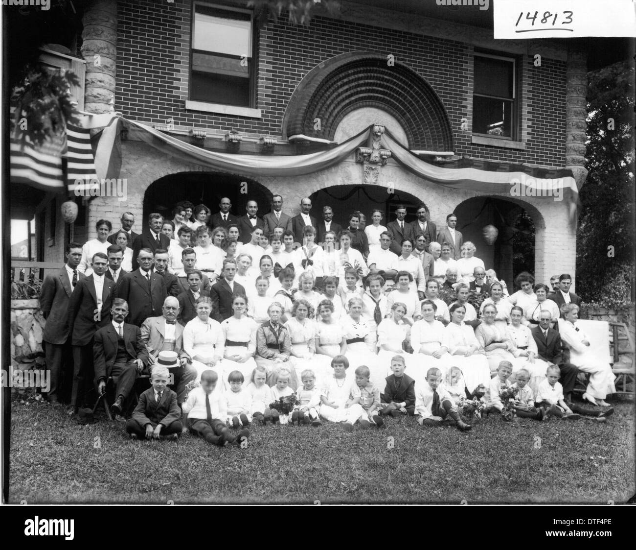 Keller family reunion 1915 Stock Photo 66715894 Alamy