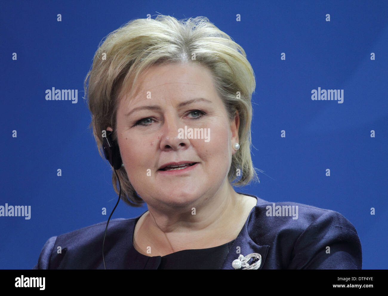 Berlin Germany Press Conference At The Federal Chancellery Erna Solberg Berlin Germany Press Conference At The Federal Chancellery Erna Solberg