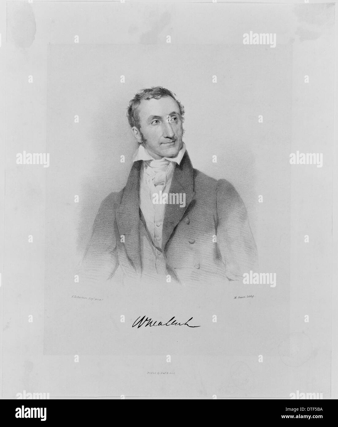 Nathaniel Wallich (1786-1854) Stock Photo
