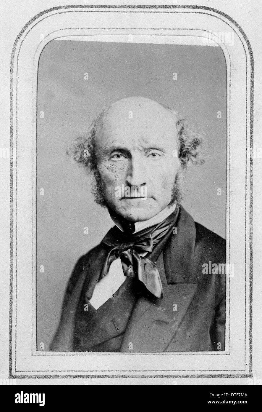 John Stuart Mill (1806-1873) Stock Photo