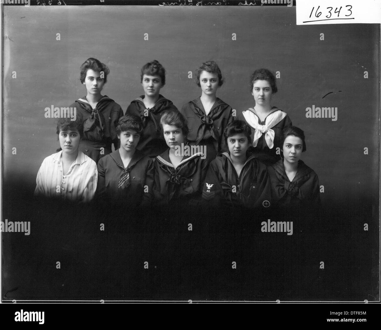 Pan-Hellenic Council group portrait 1917 Stock Photo - Alamy
