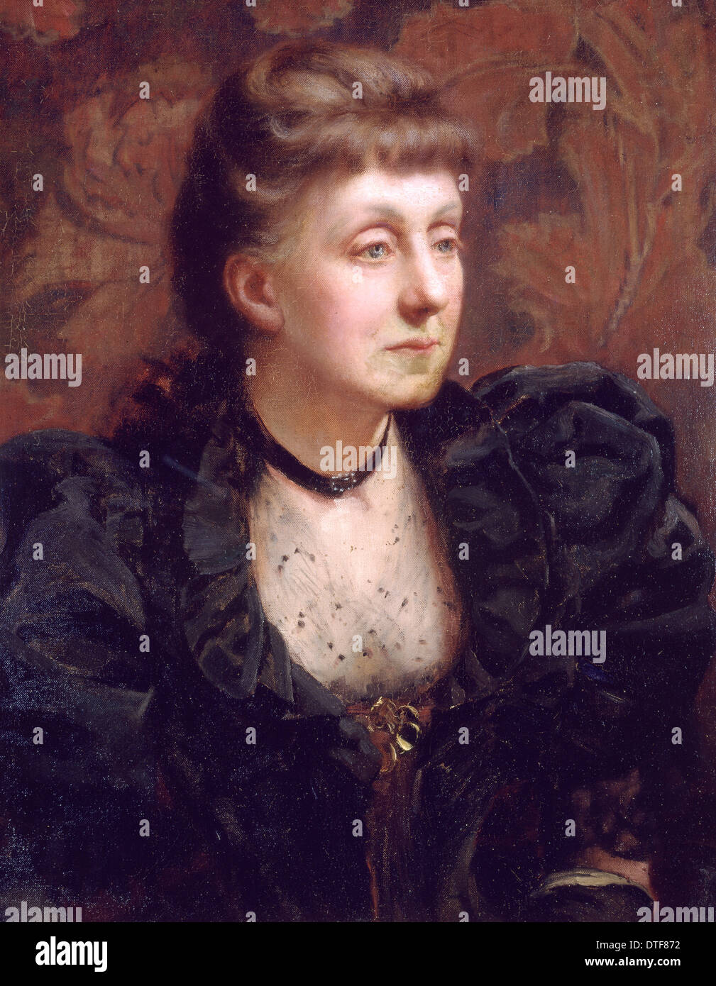 Mrs Clara D'Orville Gorham (1833-1920) Stock Photo