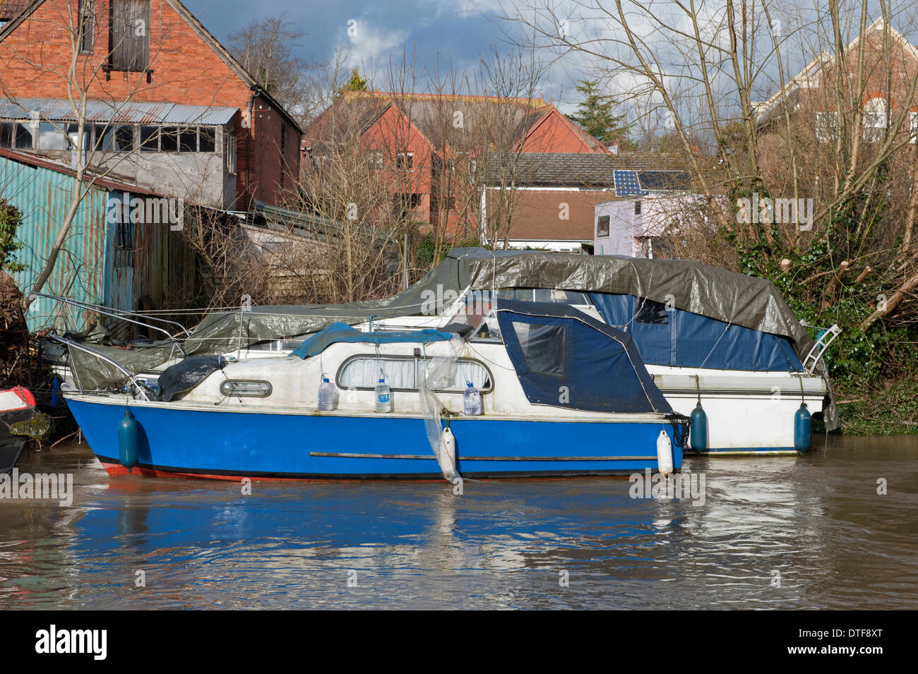 Boats on The River Medway in Tonbridge, Kent, UK Stock Photo Alamy